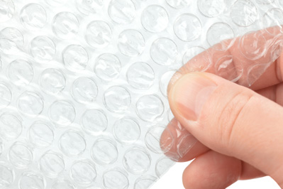 Recycling Bubble Wrap as a Seat Cushion Image